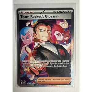 Pokémon Team Rocket's Giovanni 238/182 - Special Illustration Rare